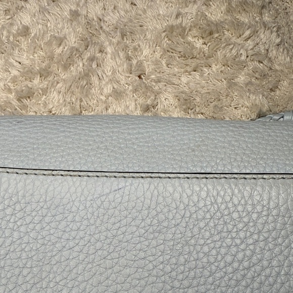 Tory Burch Taylor Flat Wallet Seltzer Blue - Picture 8 of 15